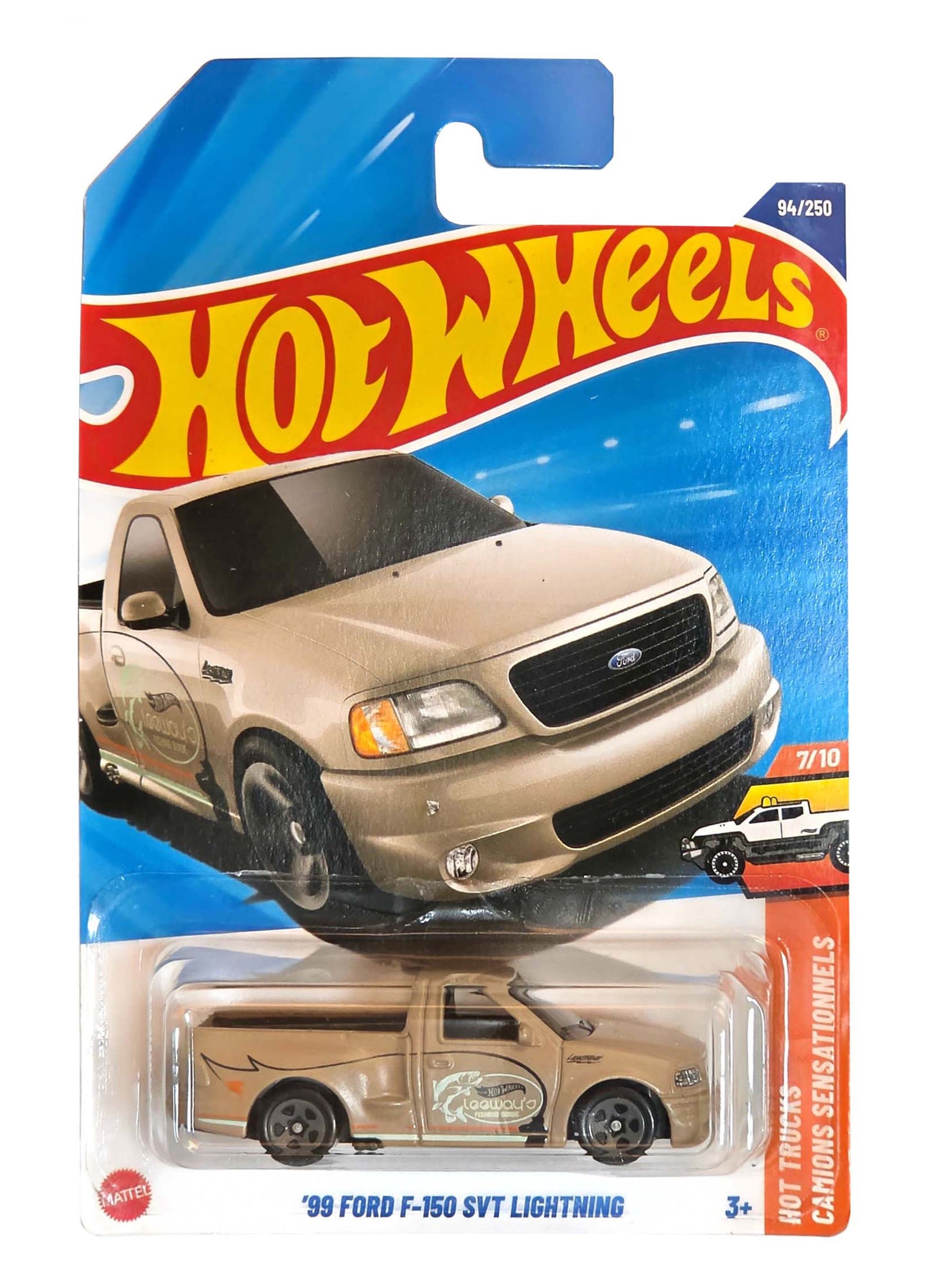 Hotwheels ´99 FORD F-150 SVT LIGHTNING BEIGE/CAFÉ