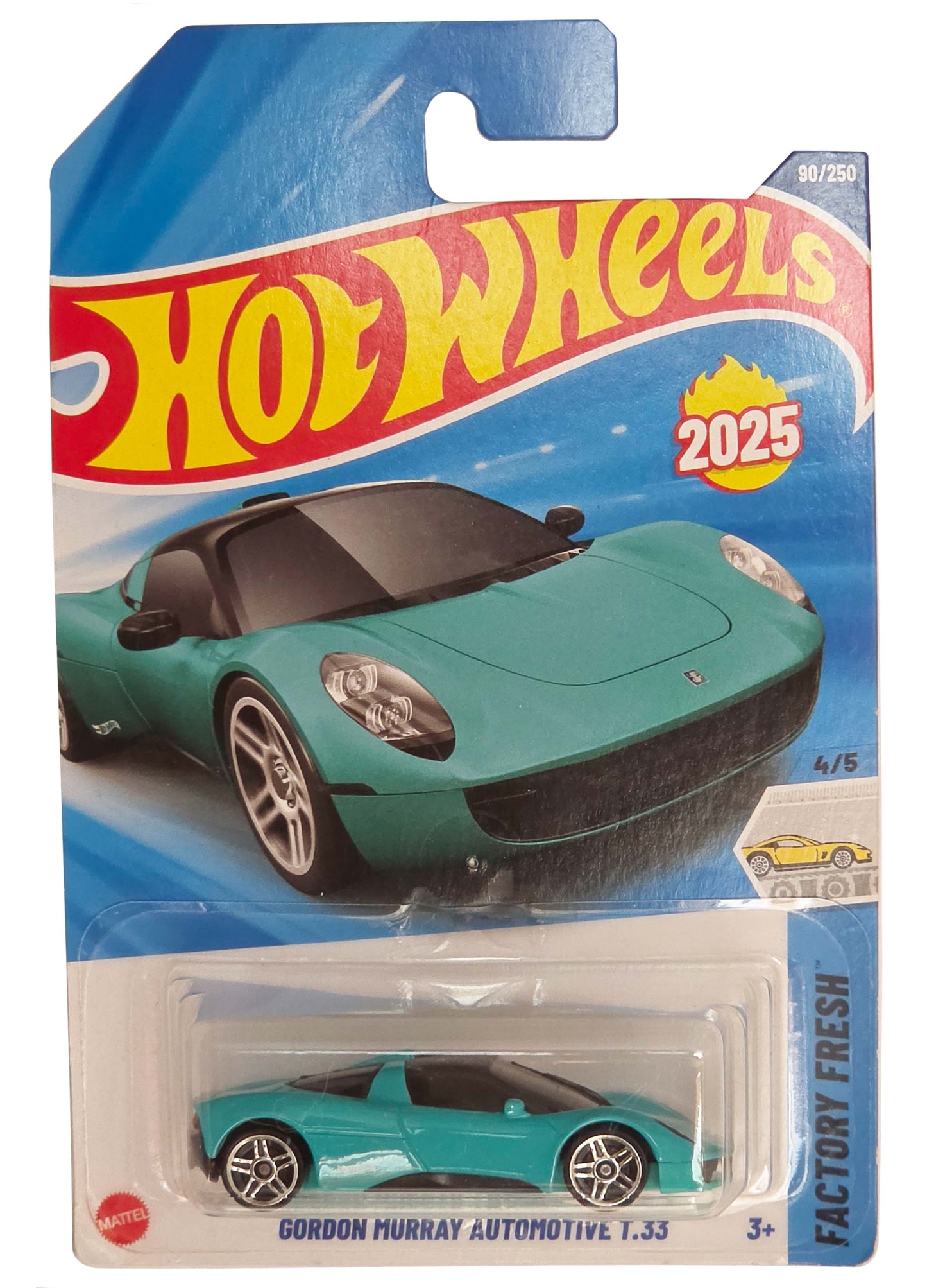 Hotwheels GORDON MURRAY AUTOMOTIVE T.33 VERDE-AZUL