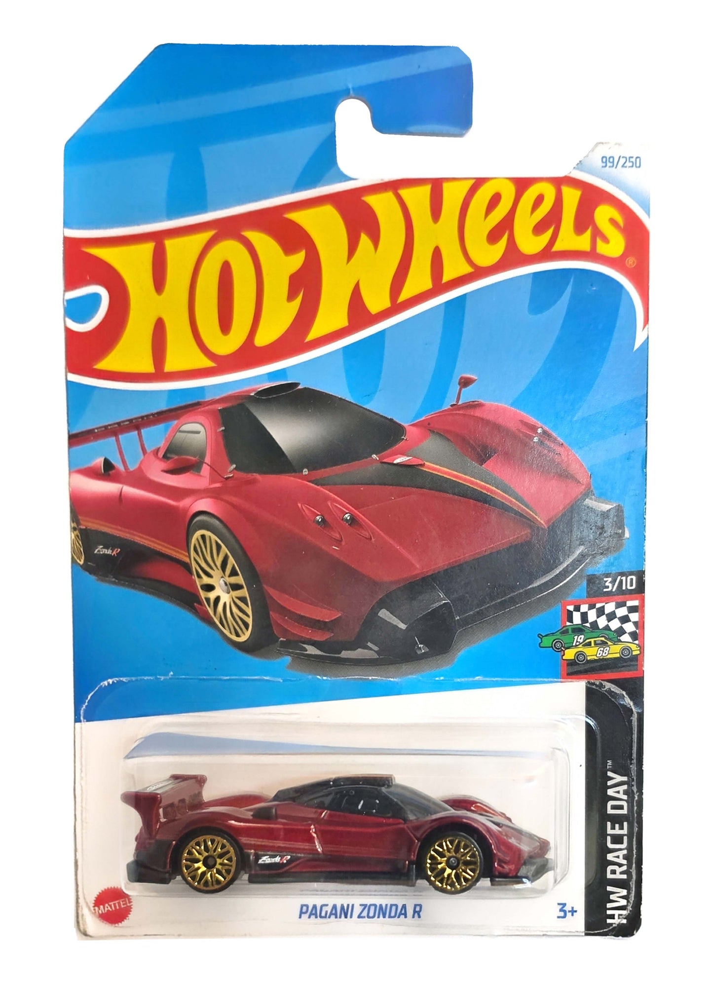 Hotwheels PAGANI ZONDA R ROJO