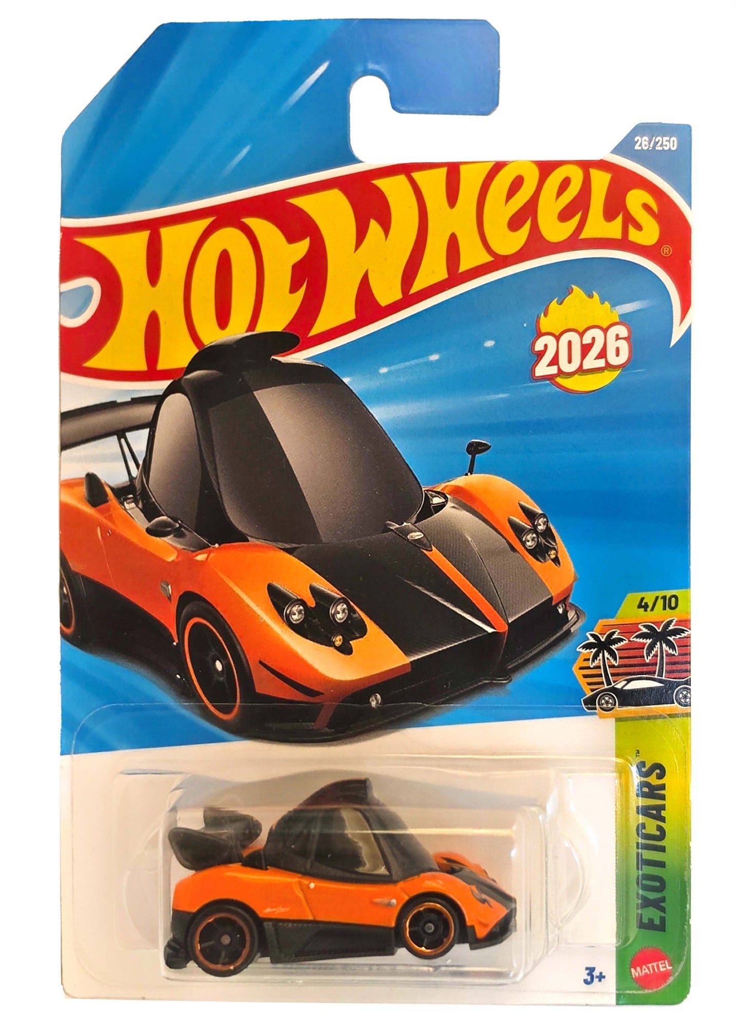 Hotwheels PAGANI ZONDA CINQUE NARANJA