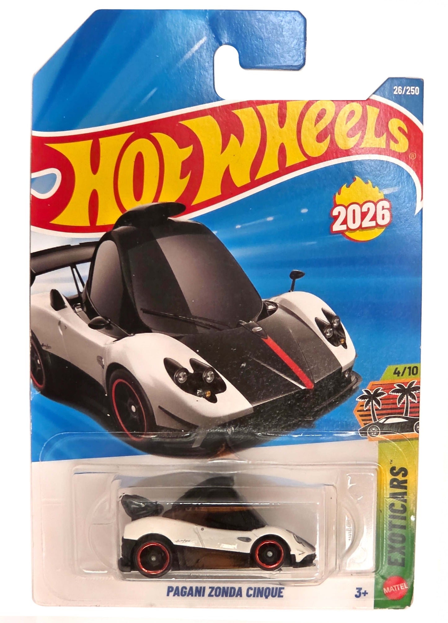 Hotwheels PAGANI ZONDA CINQUE BLANCO