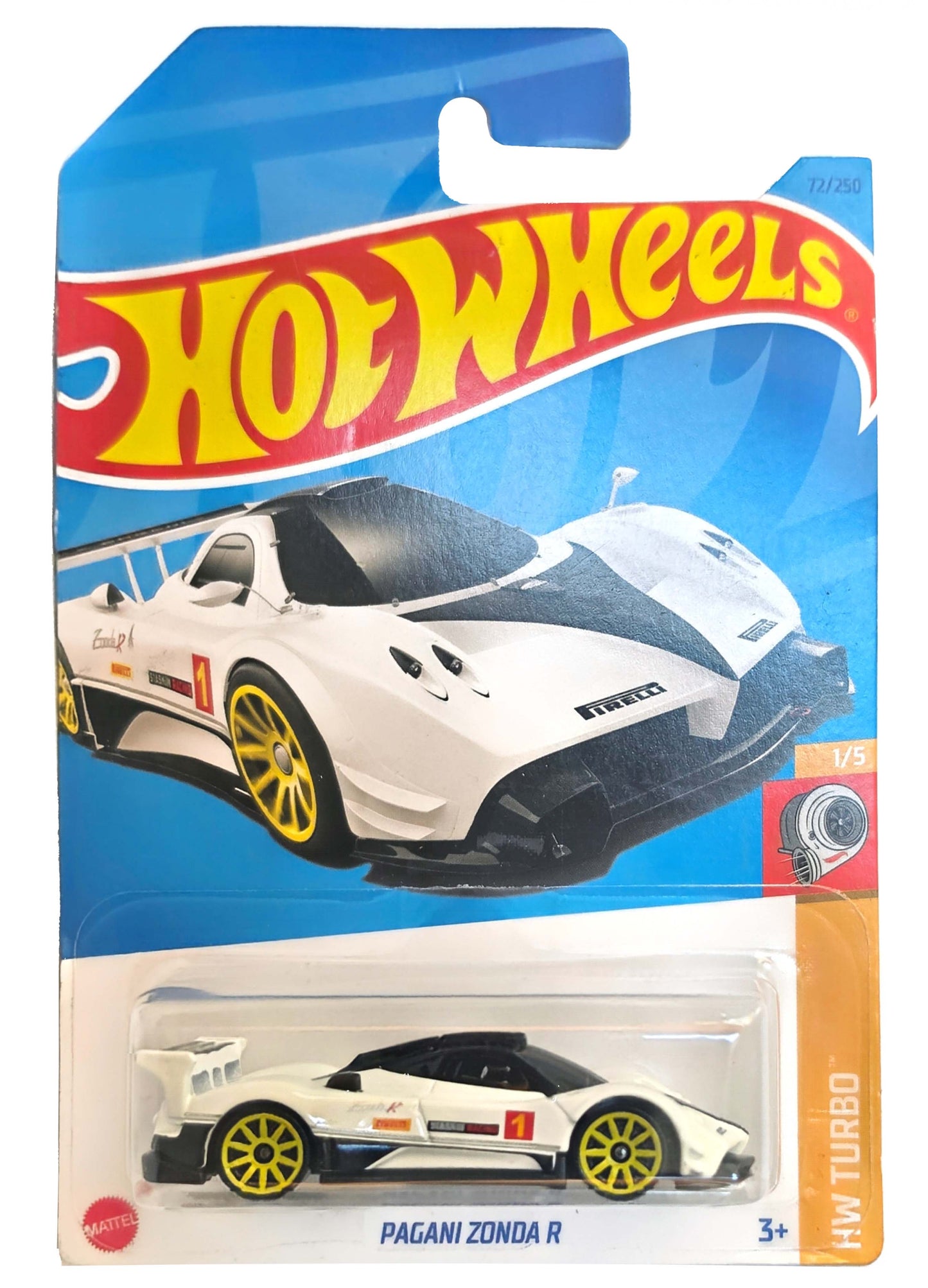 Hotwheels PAGANI ZONDA R BLANCO