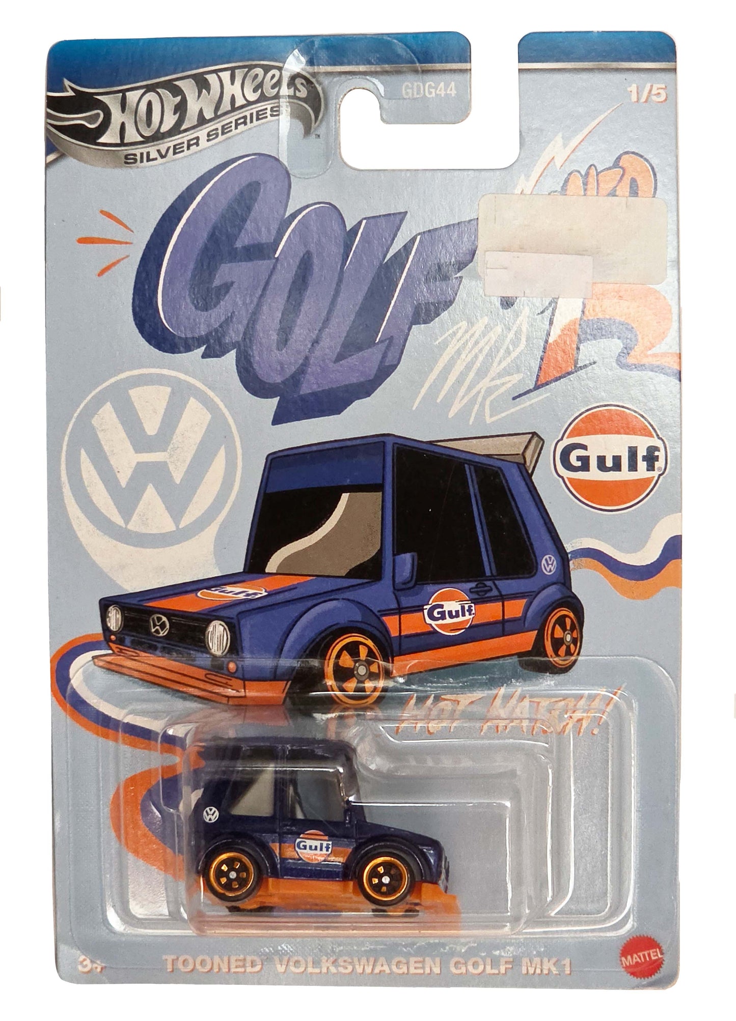 Hotwheels TOONED VOLKSWAGEN GOLF MK1 AZUL