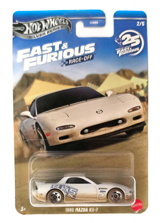 Combo Rápidos y Furiosos Race Off Set Completo Hotwheels (5 unidades)