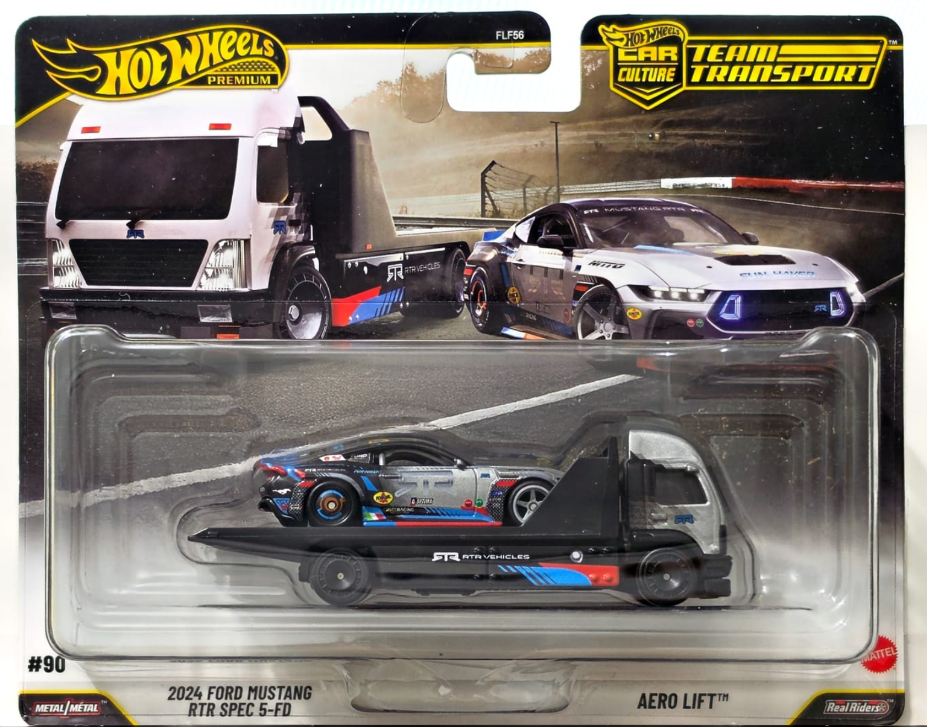 Hotwheels 2024 ford mustang rtr spec 5-fd aero lift