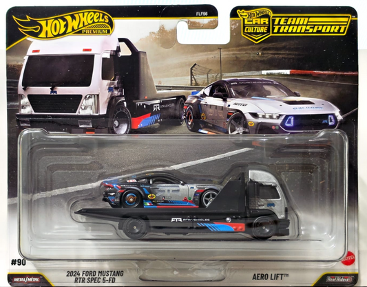 Hotwheels 2024 ford mustang rtr spec 5-fd aero lift