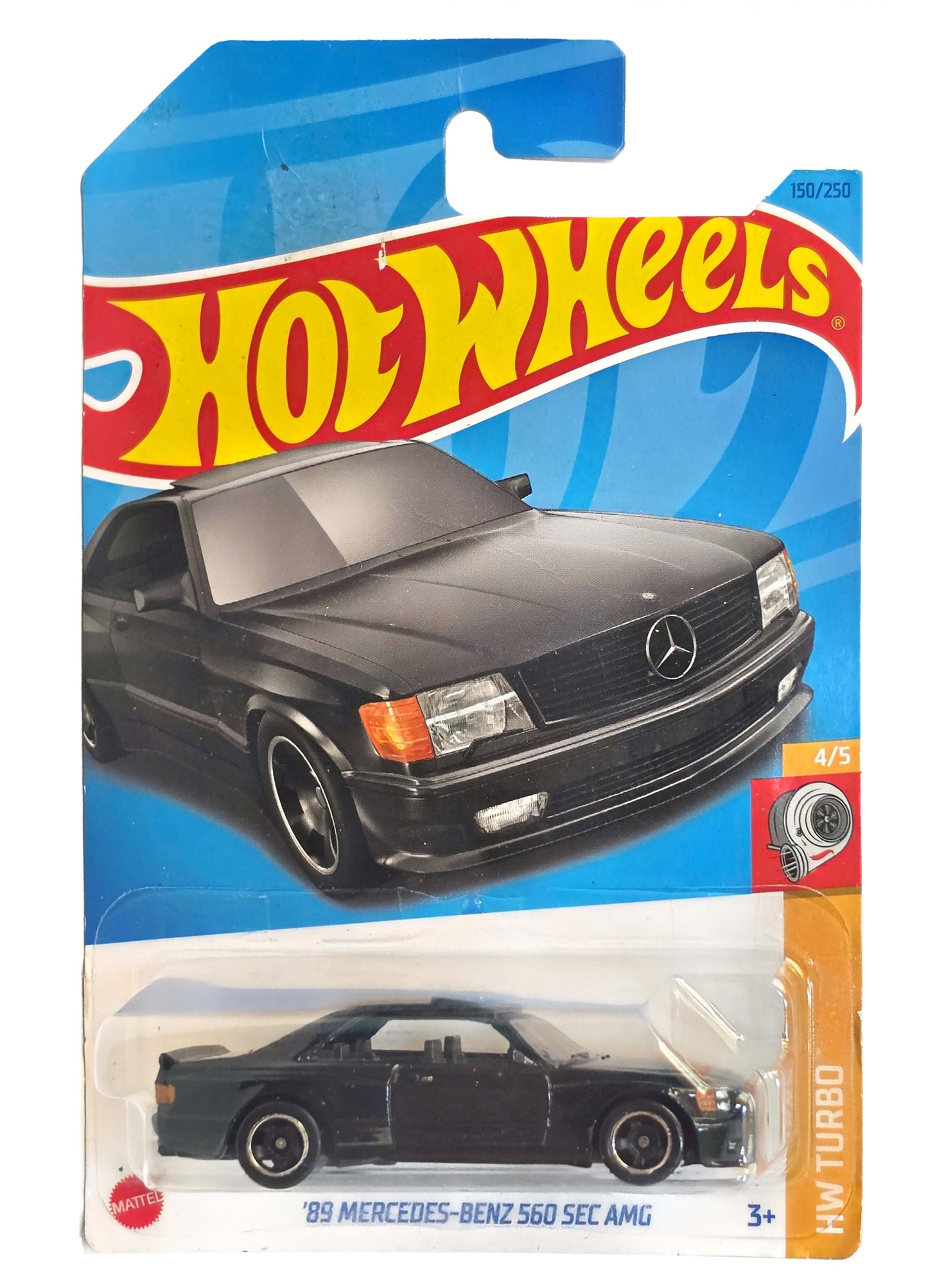 89 MERCEDES-BENZ 560 SEC AMG NEGRO