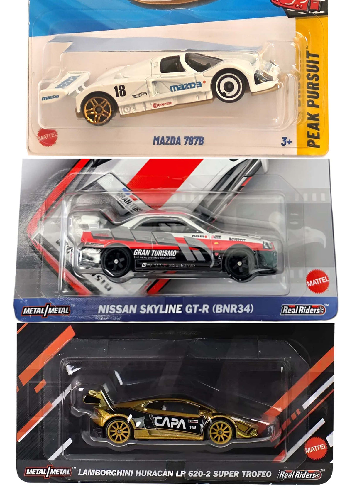 COMBO BESTIAS DEL ASFALTO HOTWHEELS (3 unidades)