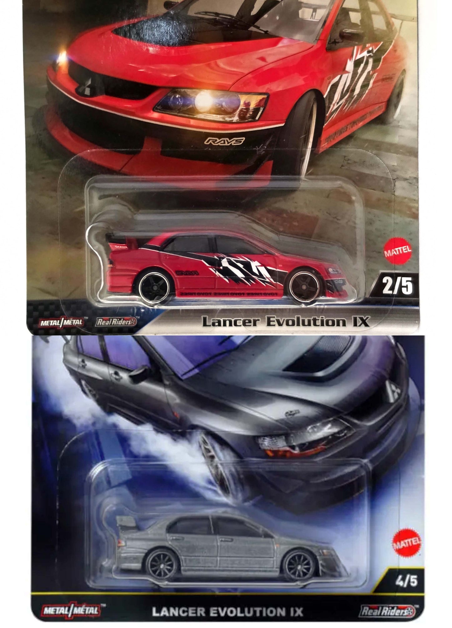 Combo Lancer Evolution IX Hotwheels (2 unidades)