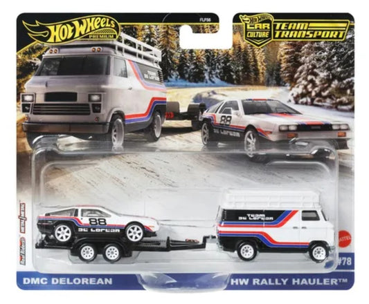 Hotwheels DMC DELOREAN HW RALLY HAULER
