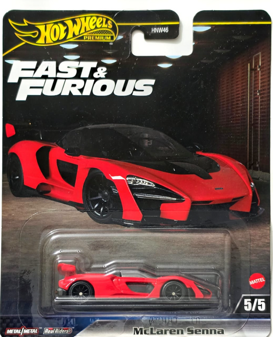 Hotwheels mclaren senna rojo