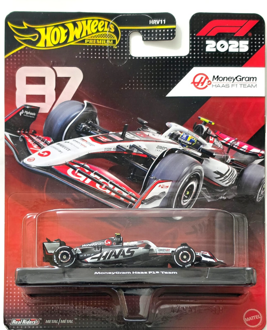 Hotwheels money gram haas f1 team 87